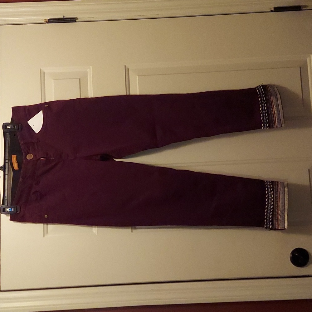 Women's reCreation maroon jeans